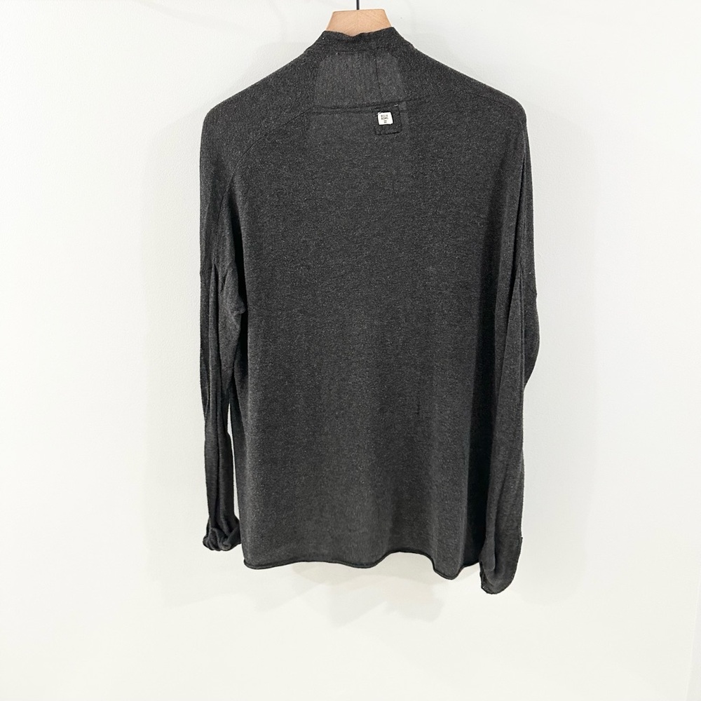 Billabong Open Front Pocket Cardigan Gray Size Small - Picture 6 of 6